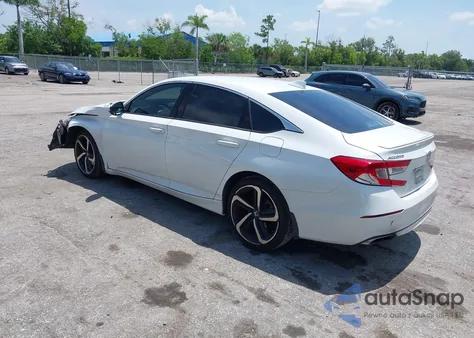 2020 Honda Accord Sport из США, поврежденный, VIN 1HGCV1F37LA142528